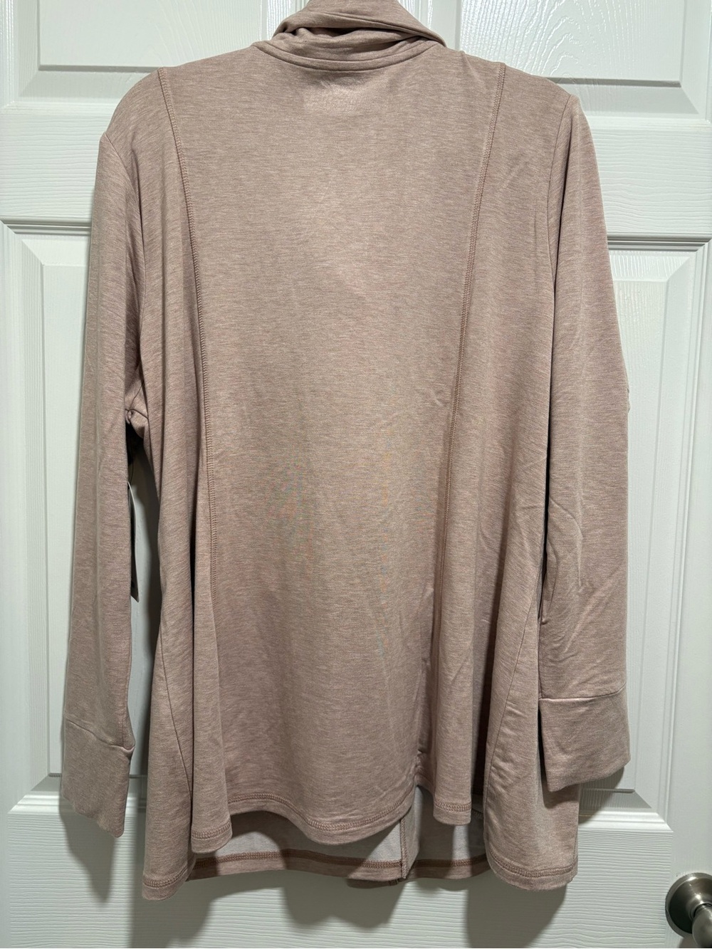 Phoenix Tan Florence Cozy Draped Cowl-Neck Wrap Top Size 1X NWT - Picture 4 of 14